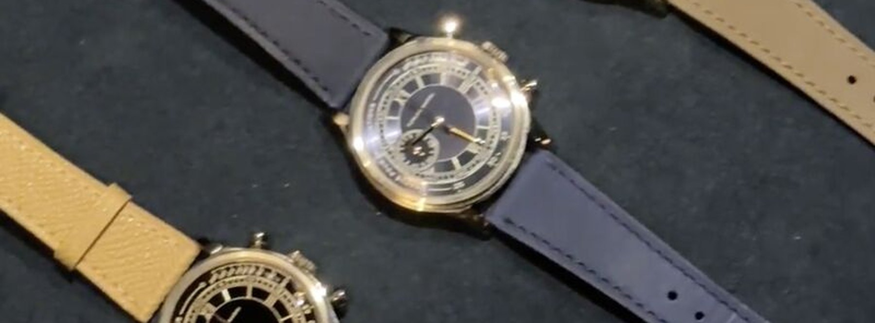 Furlan Marri : une maison indépendante Plateau de chronographes Furlan Marri présentés lors de la rencontre organisée par le WCBS