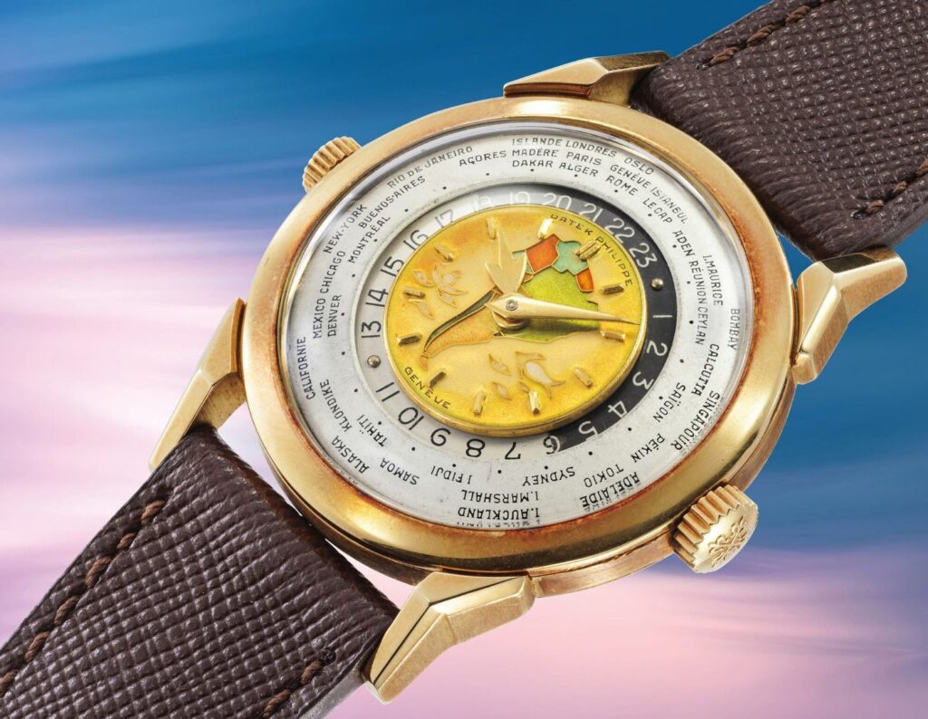 Montre pr&eacute;sent&eacute;e &agrave; la vente aux ench&egrave;res Phillips de Gen&egrave;ve