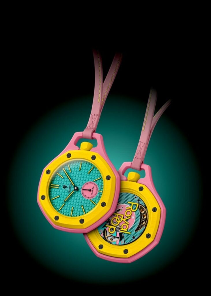 Swatch × Audemars Piguet : la Royal Pop Montre de la collection Audemars Piguet x Swatch Royal Pop en biocéramique