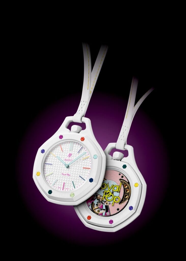 Swatch × Audemars Piguet : la Royal Pop Montre de la collection Audemars Piguet x Swatch Royal Pop en biocéramique