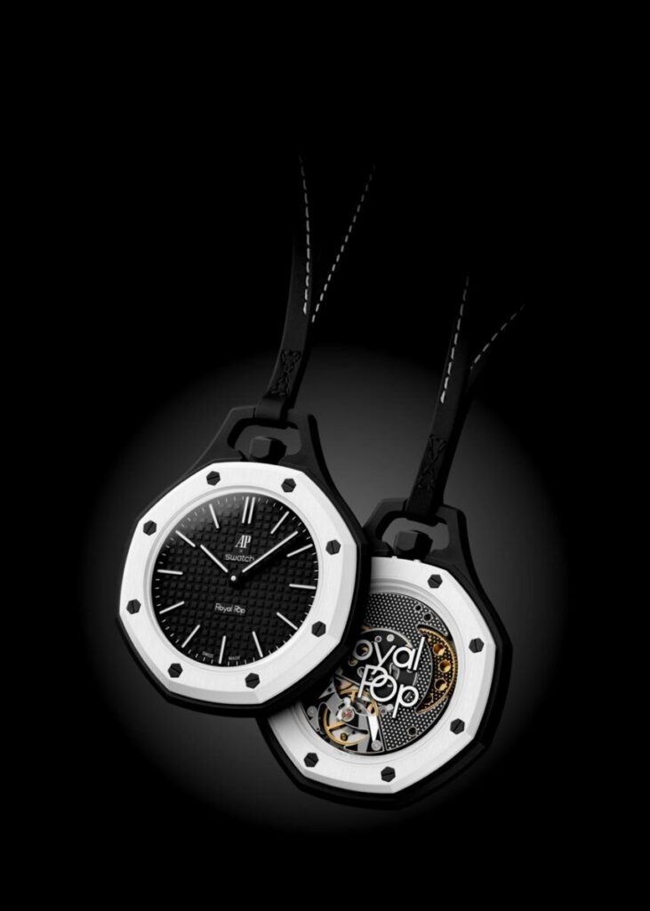 Swatch × Audemars Piguet : la Royal Pop Montre de la collection Audemars Piguet x Swatch Royal Pop en biocéramique
