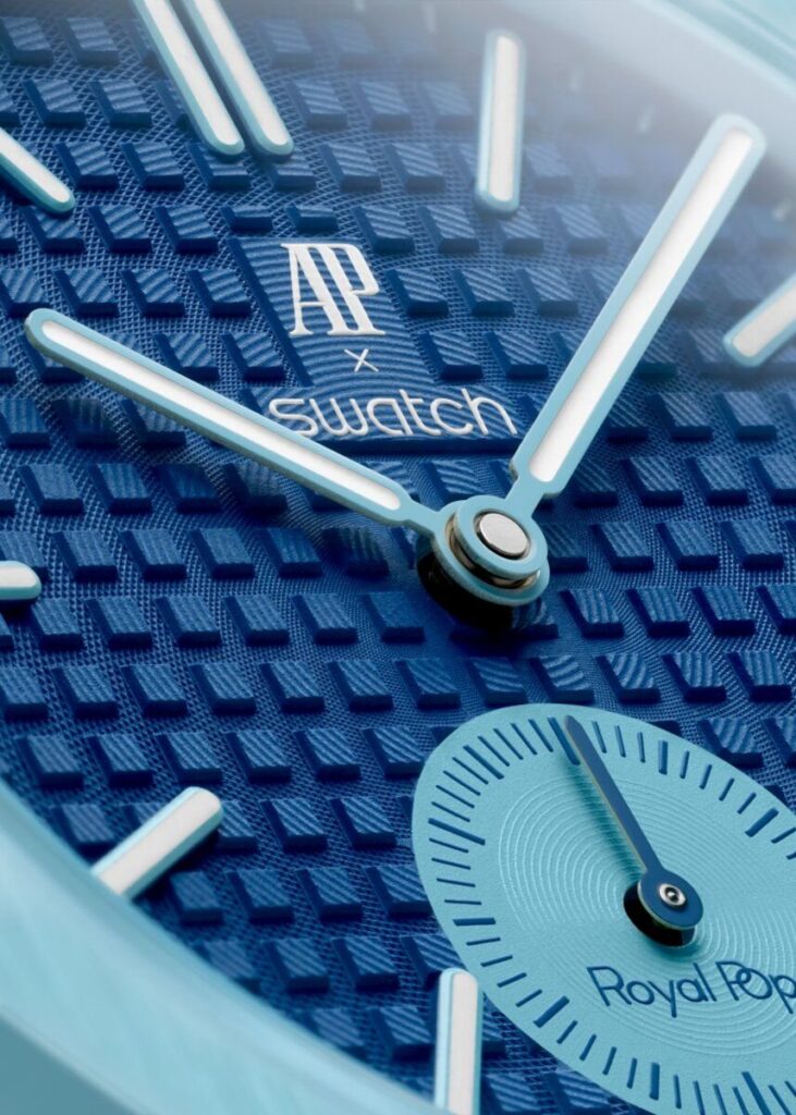 Swatch × Audemars Piguet : la Royal Pop Montre de la collection Audemars Piguet x Swatch Royal Pop en biocéramique