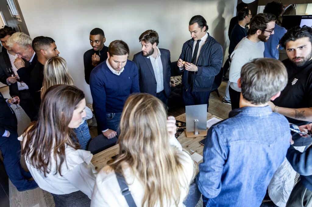 Soirée Watchfid : la Collezione Privata Adhérents du WCBS pendant la soirée Watchfid, au showroom Omega