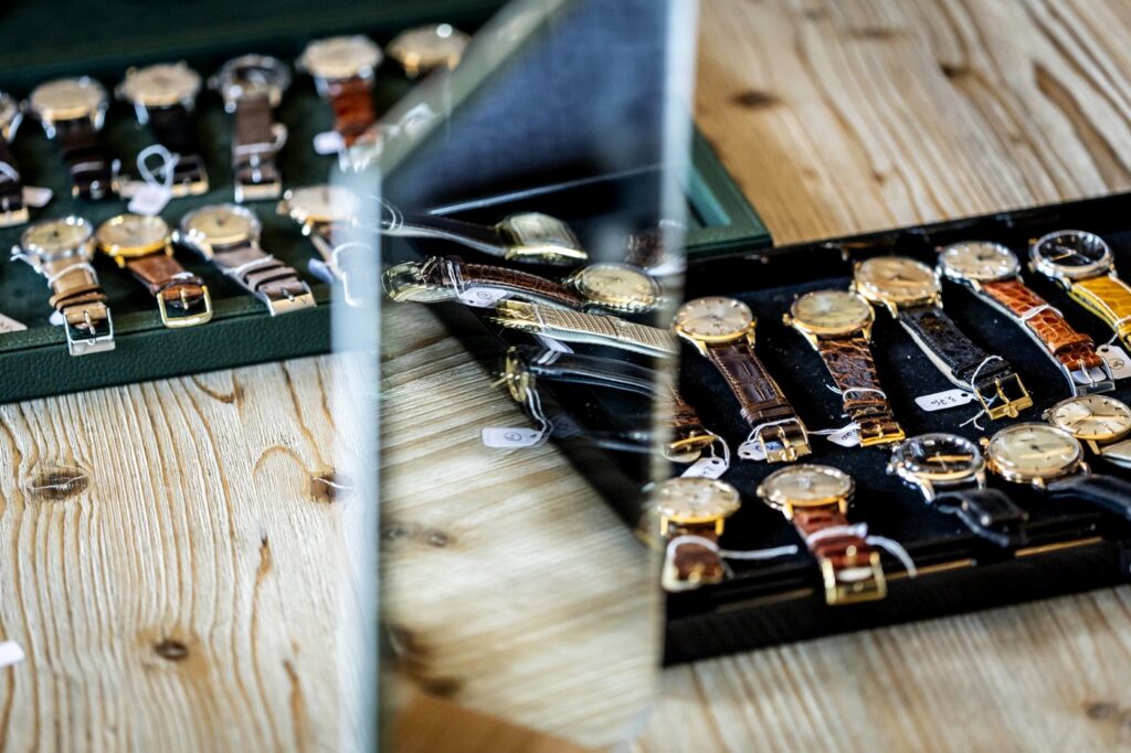 Soirée Watchfid : la Collezione Privata Adhérents du WCBS pendant la soirée Watchfid, au showroom Omega