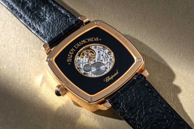 Chopard Happy Diamonds Heritage La Chopard Happy Diamonds Heritage de trois quarts