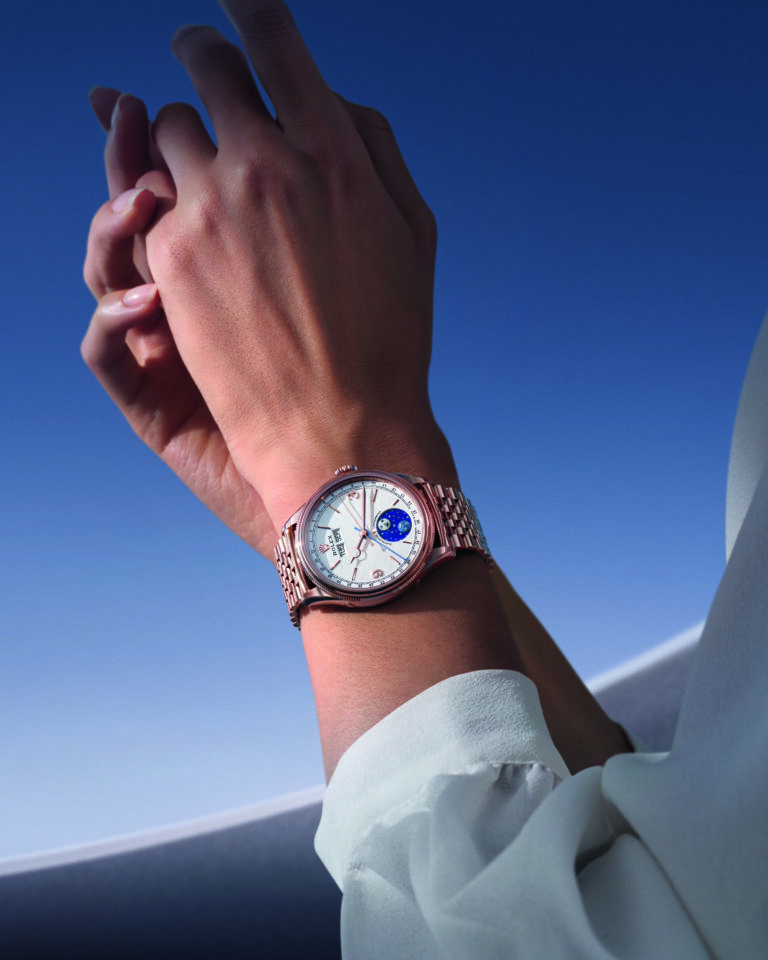 Rolex Perpetual Padellone : la porte refermée en 1953 vient de se rouvrir La Perpetual Padellone en or Everose sur bracelet Settimo, portée au poignet