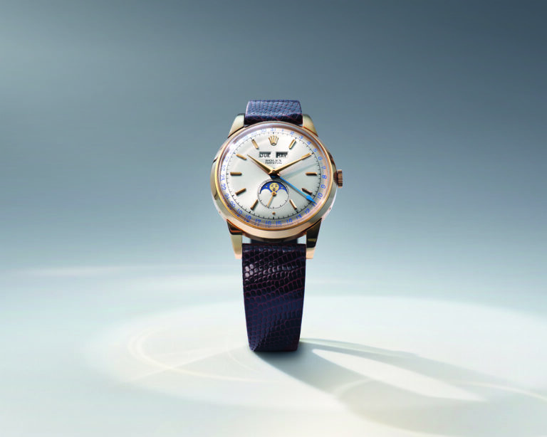 Rolex Perpetual Padellone : la porte refermée en 1953 vient de se rouvrir La Rolex référence 8171 « Padellone » de 1951 en or, cadran argenté et bracelet en lézard bordeaux