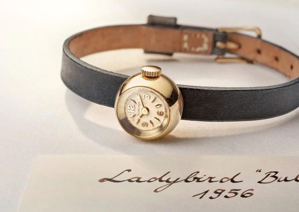 La Blancpain Ladybird Bullet de 1956, dont la Lady B reprend le principe